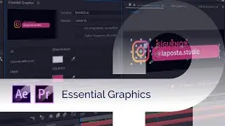 Essential Graphics para After Effects y Premiere. Banner Animado Gratis.