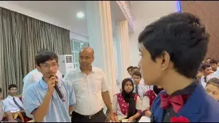 Indian Students Challenge God of Math
