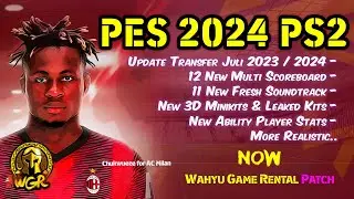 EFootball PES 2023 / 2024 PS2 Gameplay MILAN PES 2024 PS2