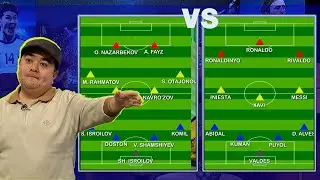 JAHON CHEMPIONATI OLDIDAN // IJODKORLARDAN TASHKIL TOPGAN FUTBOL JAMOASI // KIM KUCHLI?