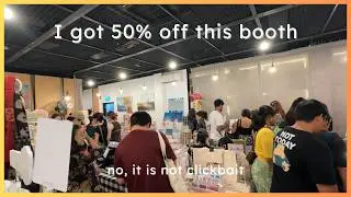 How I Got 50% Off My Booth | White Canvas Illustrator's Market Vlog