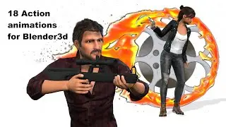 Action Animation for Blender3d Motion Capture