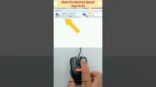 How To Internet Speed Fast in PC#shorts