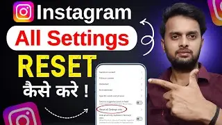 Instagram All Settings Reset 2026 ! Step by step ...