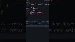 Using Static keyword in class. Full video link in the description