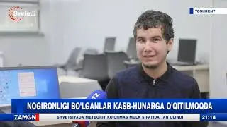 NOGIRONLIGI BO'LGANLAR KASB-HUNARGA O'QITILMOQDA