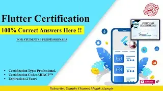 Flutter Free Course & Certificate | Google Free Certification Course on Flutter