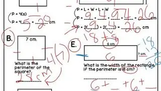 Area and Perimeter for 4th Grade and Upper Elementary - Measurement