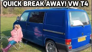 Last Minute Overnight Stay - VW T4 Camper Van - #vanlife