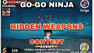 HIDDEN WEAPONS CONTEST | GO-GO NINJA