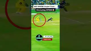 MS Dhoni ki stumping ki speed dekho😃 #trending #cricket #short #new #viral #instagram #youtubeshorts