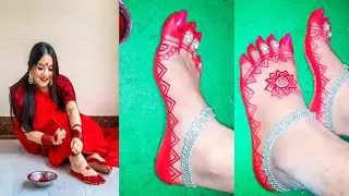 Beauty Mahawar | alta design | pair rangane ka design | mahawar design | pair ka mehandi design