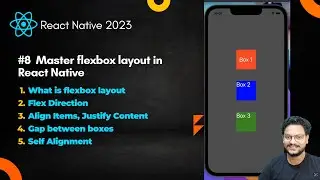 #8 Master Flexbox layout in React Native #reactnative #javascript #mobileapp