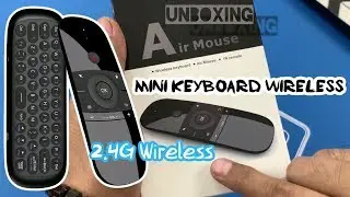 Air Mouse Wireless Keyboard W1 - Hi Play Remote Mini keyboard wireless - Unboxing Indonesia