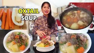 HOW TO MAKE OXTAIL SOUP, KHMER RECIPE, CAMBODIAN FOOD