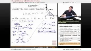 "Bivariate Density & Distribution Functions" | Probability with Educator.com