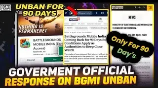 🤯FINALLY  BGMI IS BACK FOR 90 DAYS😱Bgmi Temporary  Unban😱Bgmi Unban 😱 Bgmi Unban News Today