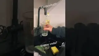 Prvo Cedevita ili voda???  Pitanja???? 