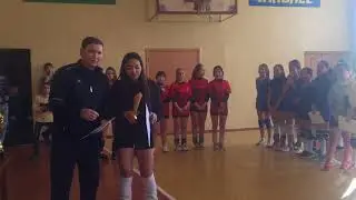 Волейбол Астана Школа-гимназия 22 игра в ТЭКе награждение игроков