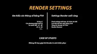 Giáo trình Vray Next 3ds Max online  - Phần Vray Setting
