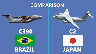 Comparison of Japan’s C2 vs Embraer KC 390 military cargo aircraft. Which is the best? #C2 #c390