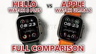 Hello Watch 3 Plus vs Original Apple Watch Ultra 2 - FULL COMPARISON! (watchOS 10, 4GB Storage)