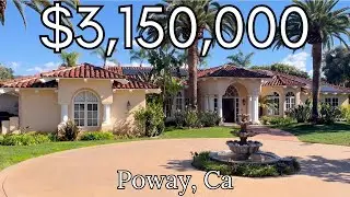 TOUR A $3M Poway California Luxury Home | San Diego Real Estate | JOHNNY NOE'S TOURS
