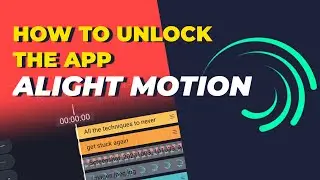 Learn all the techniques to avoid crashing your Alight motion application