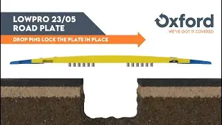 LowPro 23/05 Road Plates from Oxford Plastics - Patented Drop Pin System