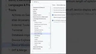 Device MIRRORING in Android Studio #shorts #android #mirroring #android