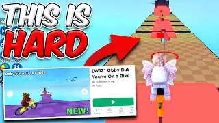 I Beat ROBLOX BIKE OBBY!? (Roblox Obby But You're On A Bike)