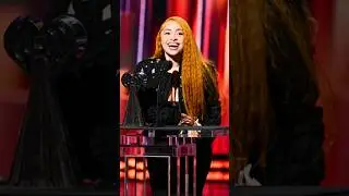 Ice Spice accepts the Best New Hip-Hop Artist award at the 2024 iHeartRadio Music Awards