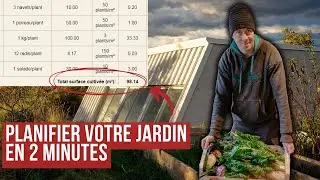 Combien de m² pour NOURRIR votre famille en Permaculture