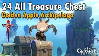 24 All Chest Time Trial Puzzle Locations | Lokasi Semua Chest Golden Apple Archipelago ( Day 1 )