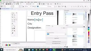 CorelDraw Day-18 | How to data merge in coreldraw and excel | Bulk ID-Cards with photo | Merge field