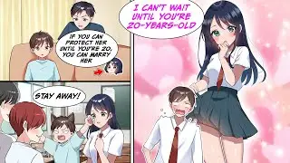 [Manga Dub] My childhood friend's father said I could marry his daughter if I protected her, but...