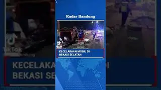 viral!! kecelakaan di tol jakasetia, bekasi selatan kota bekasi
