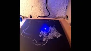 kingroon KP3S,Grabado en Baldosa, Láser ☢️ 3D printer.       🤓👍