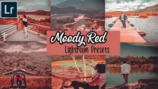 MOODY RED | Tutorial Edit Photo | LIGHTROOM PRESETS | 