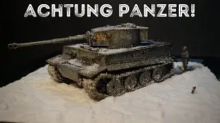 Making a WW2 miniature Panzer diorama