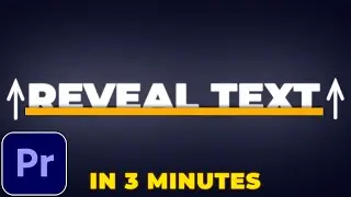 Text Animation Tutorial in Premiere Pro | Text Reveal