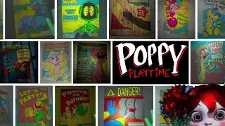 All Poppy Playtime posters. Hidden clues