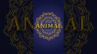 Animal Movie Title Redesign in #photoshop