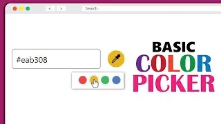 Color Picker using JavaScript | Tailwind CSS & Alpine.js