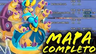 MAPA COMPLETO DA CORRIDA HERÓICA DO DRAGÃO DESTINO NOBRE! - DRAGON CITY