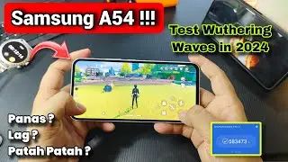 Test Samsung A54 Bermain Wuthering Waves Terbaru 2024 | Update One UI 6.1