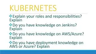 Wipro Devops - Kubernetes Interview Questions for 3 to 8 yrs experienced 