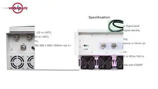 High Power Anti Drone System With 300W Output Power 50W PJ650