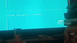 CTV Sci-Fi Channel Rated 14+ And Viloence Viewer Advisiory Bumper