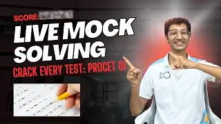 How to score like a TOPPER in MBA CET? | LIVE MBA CET Mock Solving